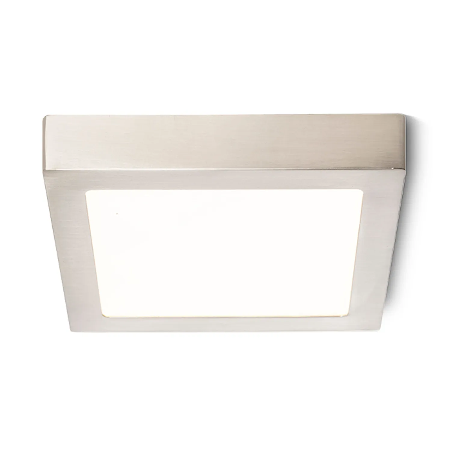 Rendl Slender SQ 22 plafonieră LED nichel mat