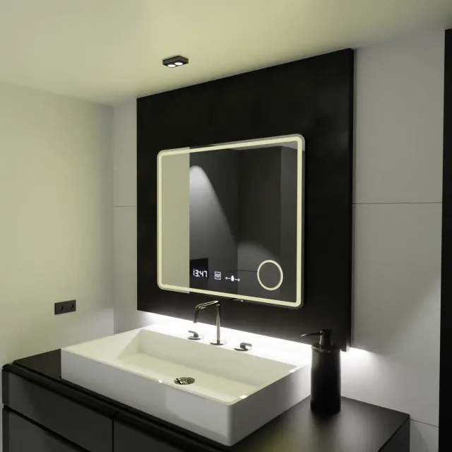Alessandro Design Riflesso Marcello oglinda LED 80x60 dezaburire