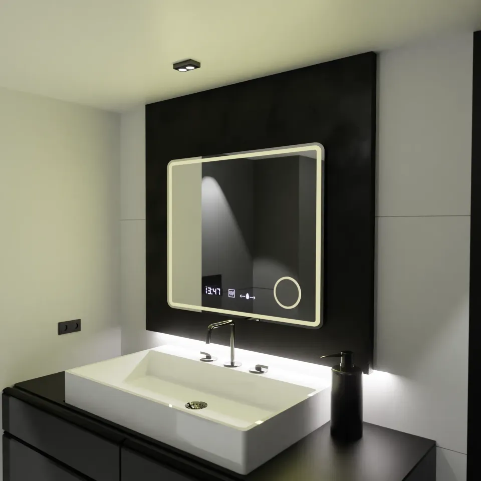 Alessandro Design Riflesso Marcello oglinda LED 80x60 dezaburire