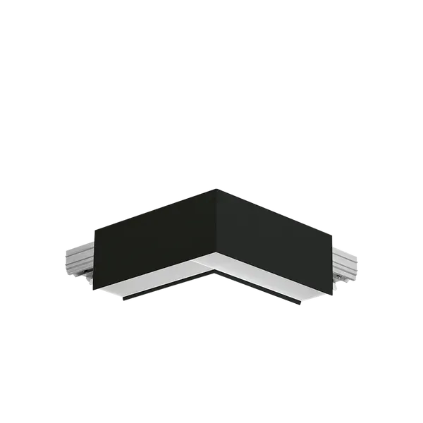 Aurora conector L negru pentru sina