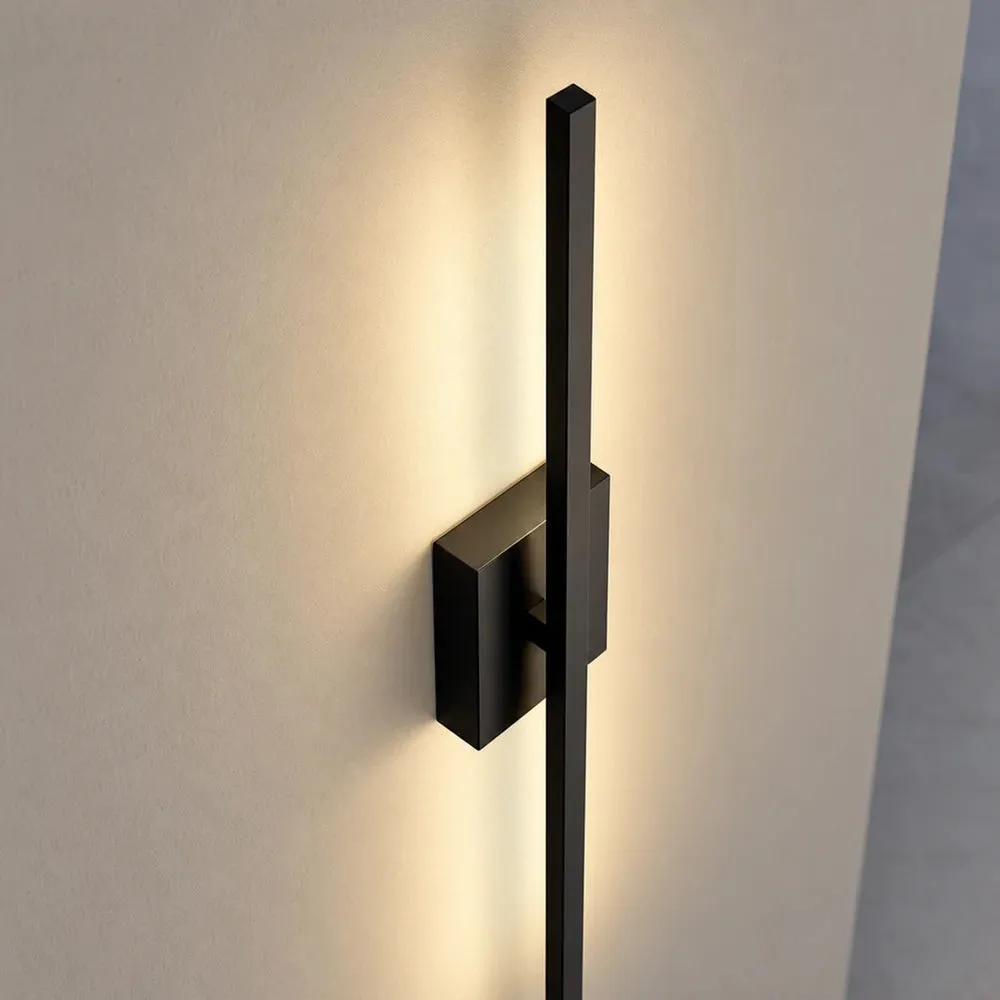 Alessandro Design Raffaela aplică LED 19W 82,5cm negru