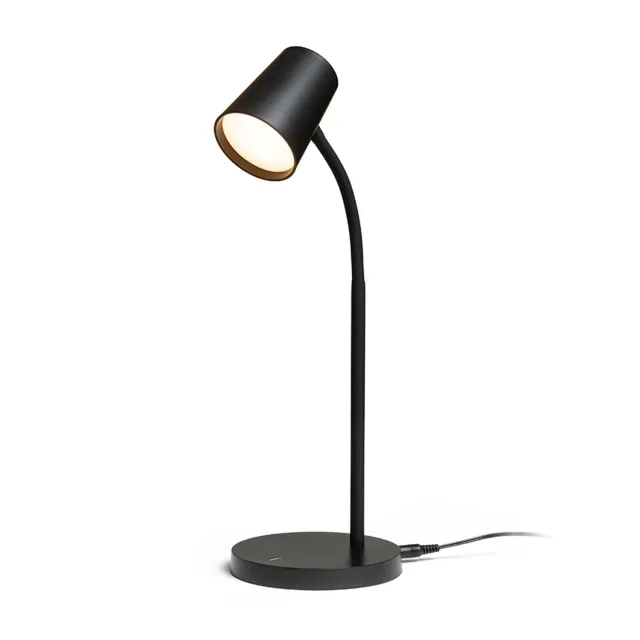 Rendl Verina Bord veioza neagra LED cu dimmer in 3 trepte