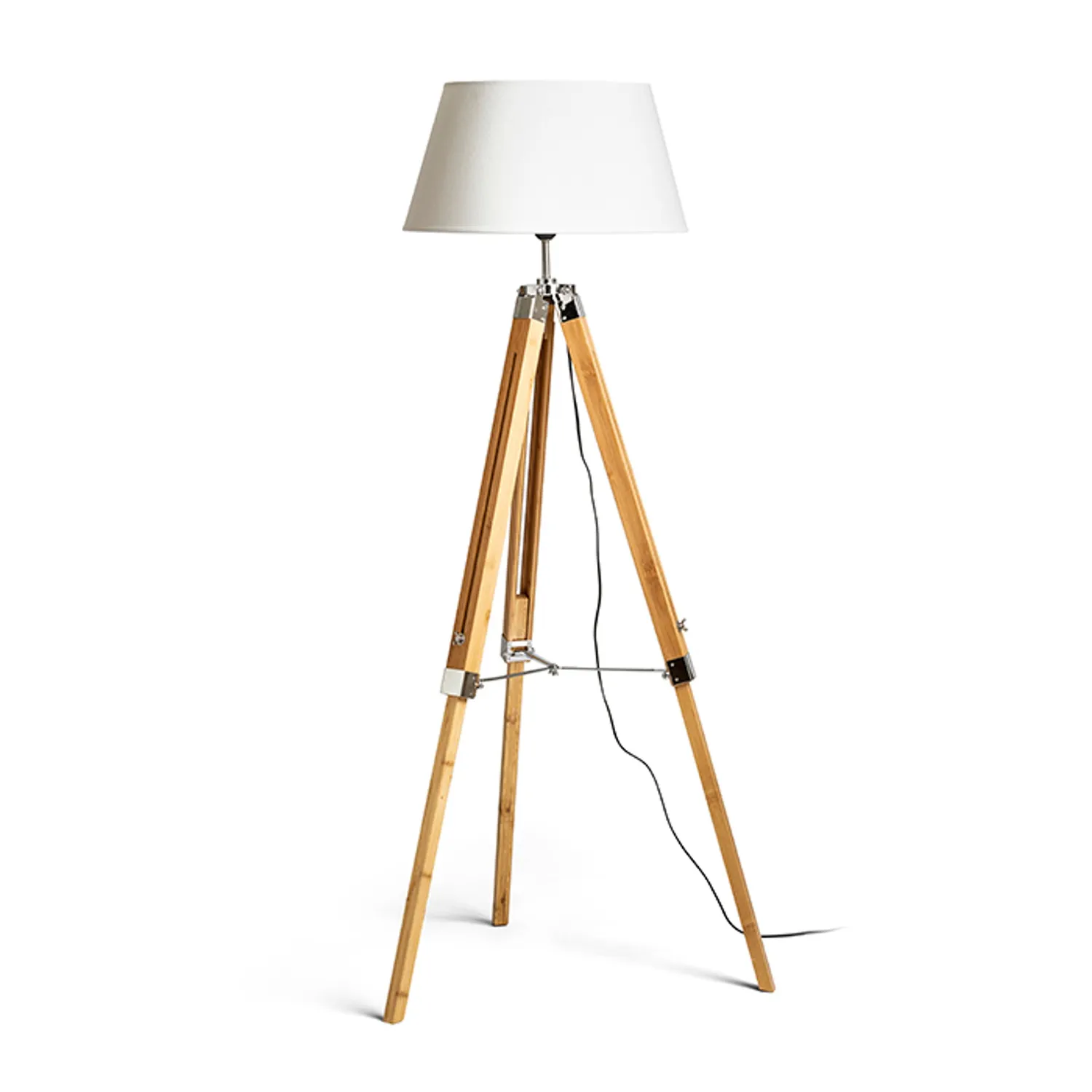 Rendl Alvis lampadar crem bambus E27