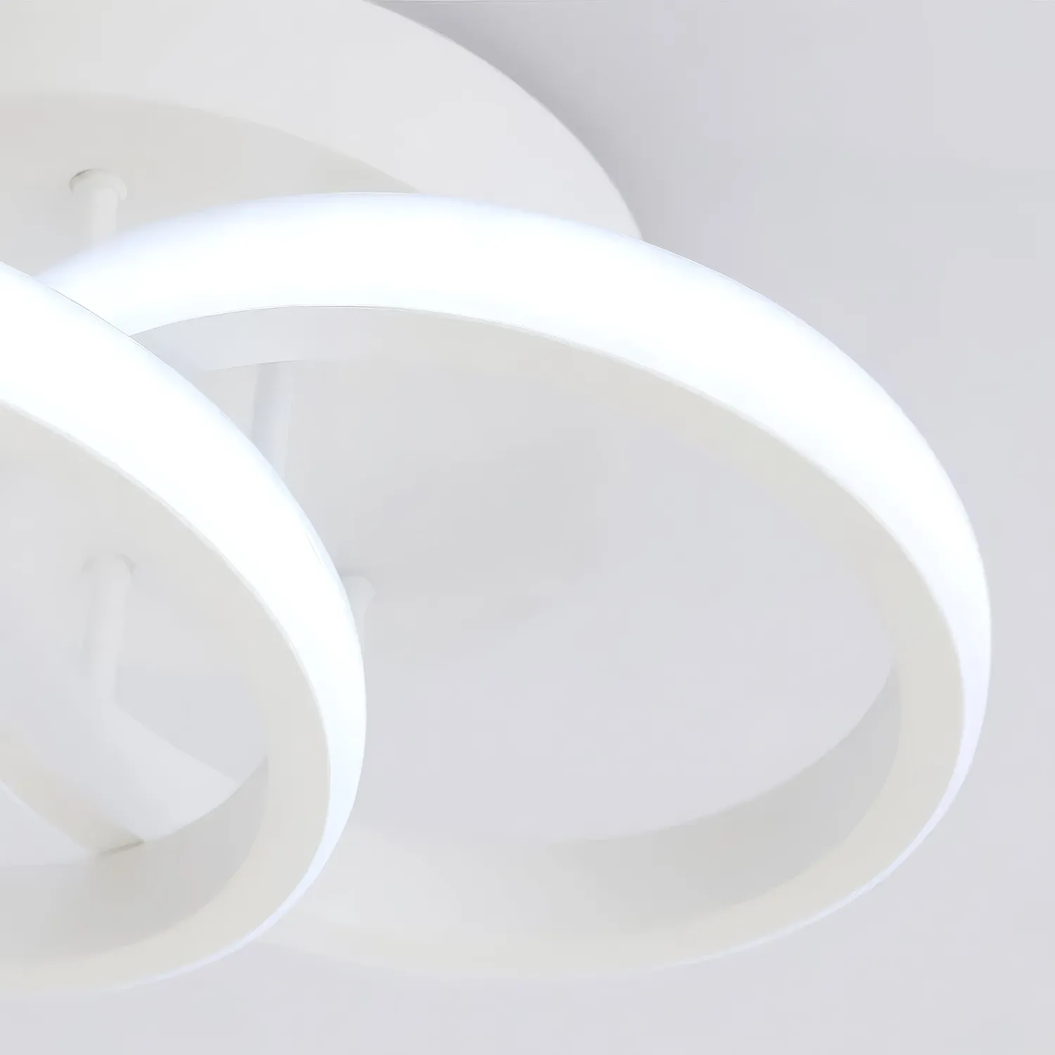 Alessandro Design Vertex Circula lustra LED alba 21W 2 cercuri