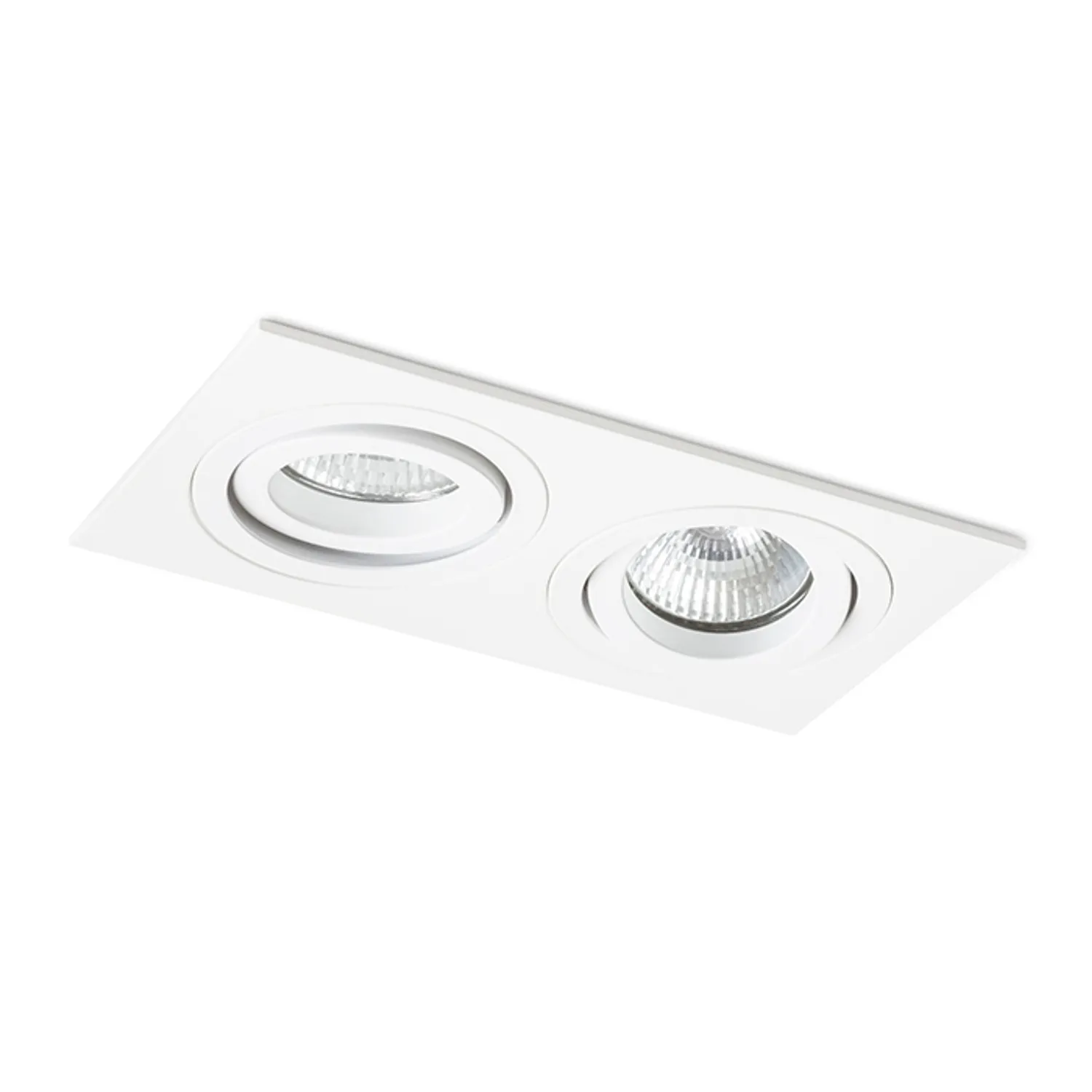 Rendl Pasadena GU10 SQ II spot incastrat alb orientabil