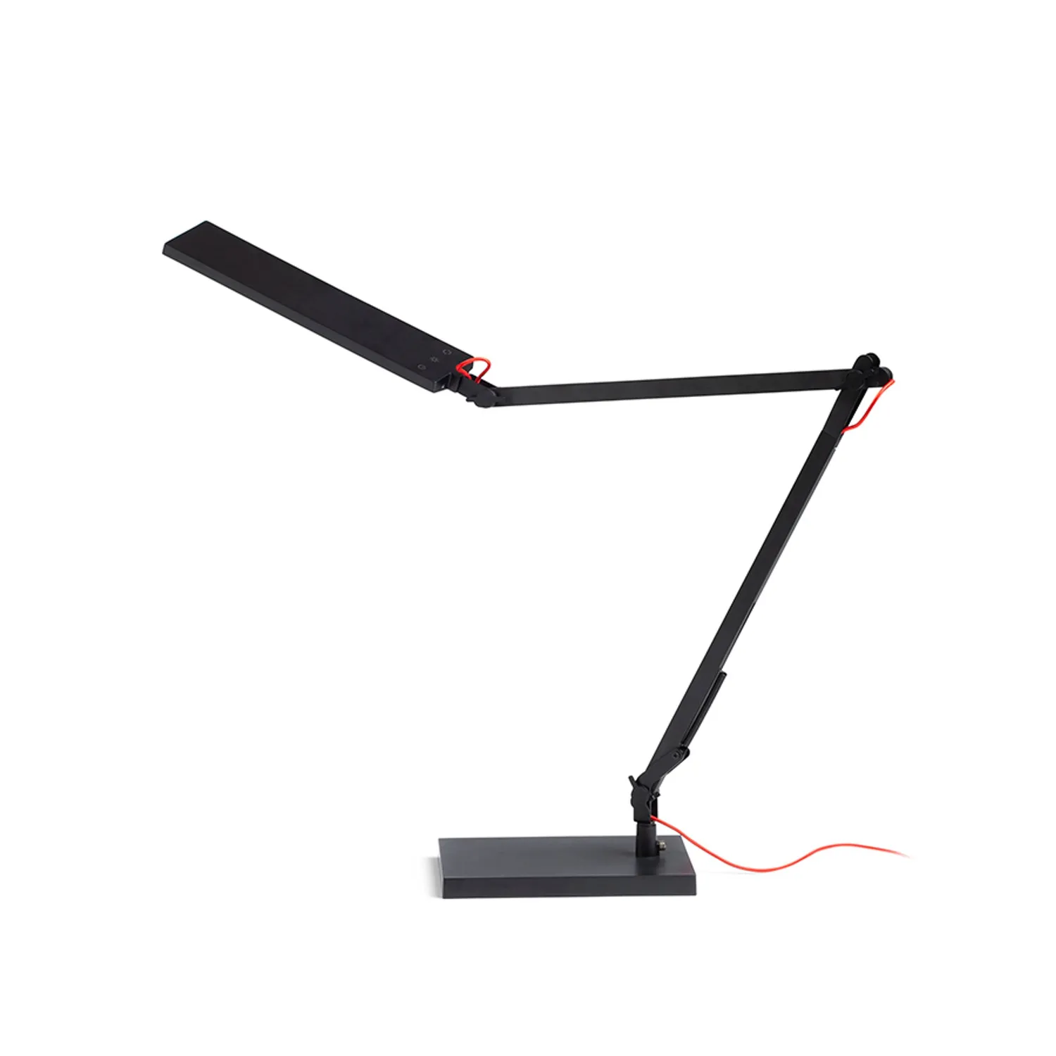 Rendl Light Studio Norma lampă birou LED negru roșu