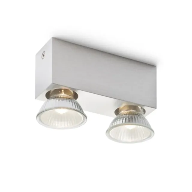 Rendl Marvel II spot aluminiu dublu GU10 aplicat
