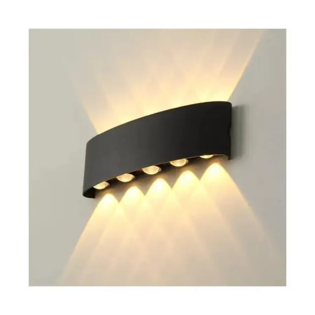 Alessandro Design Fantas Aplica LED 10x1W Neagra IP65