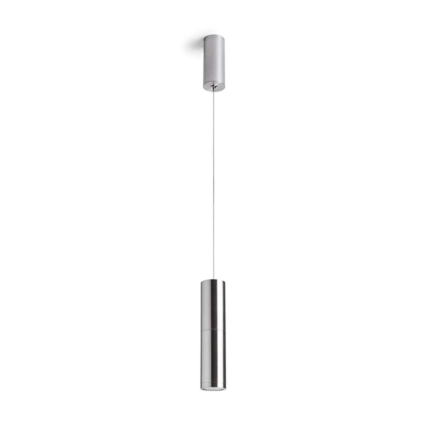 Rendl Light Studio Bogard pendul nichel mat LED cilindru