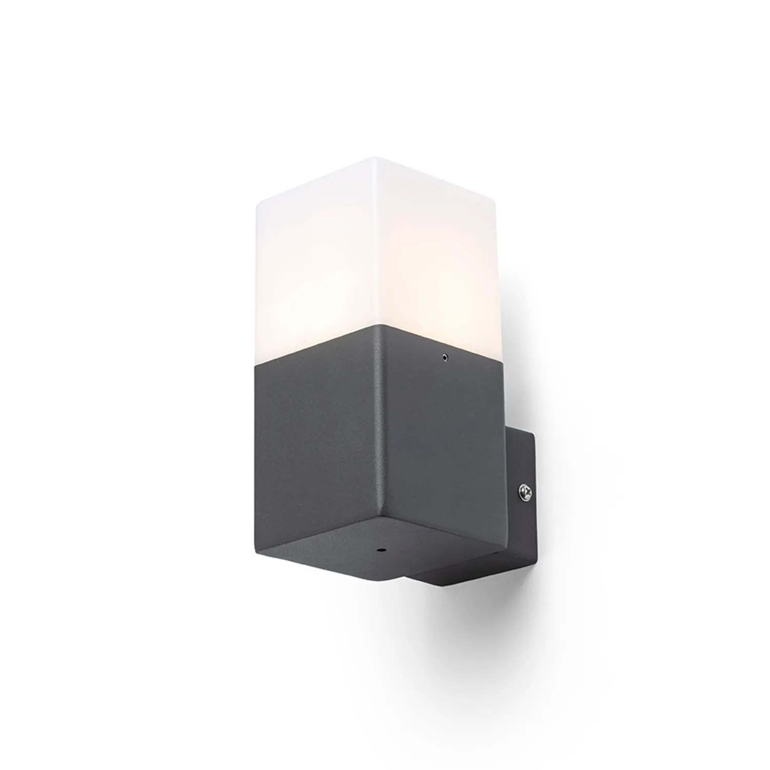 Rendl Clyde Wall aplice exterior E27 antracit opal