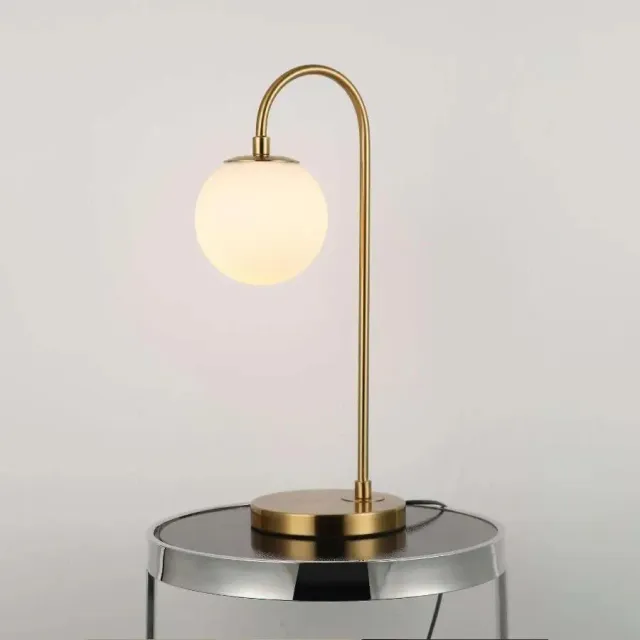 Alessandro Design Raphael lampă E27 aurie glob alb