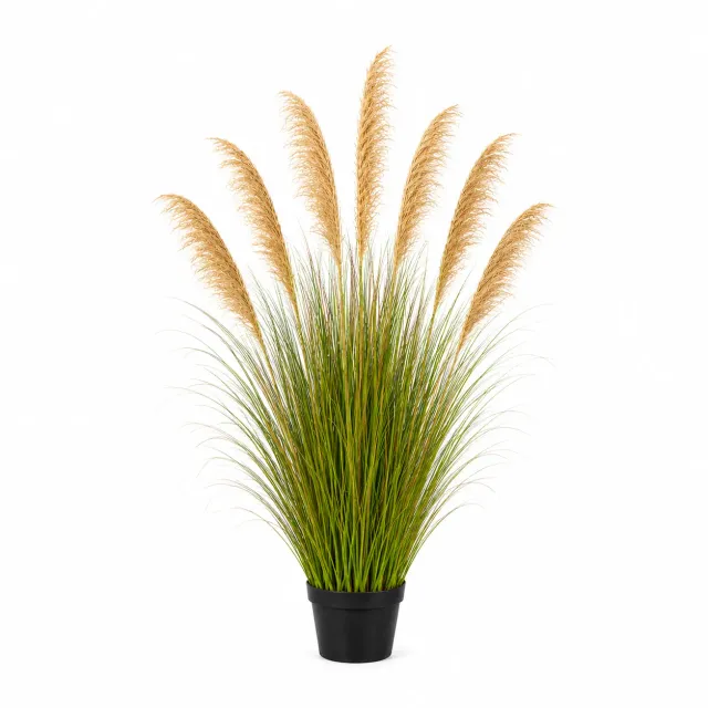 Planta artificiala Alessandro Design Ornamental Grass 170cm 7 fire verde inchis