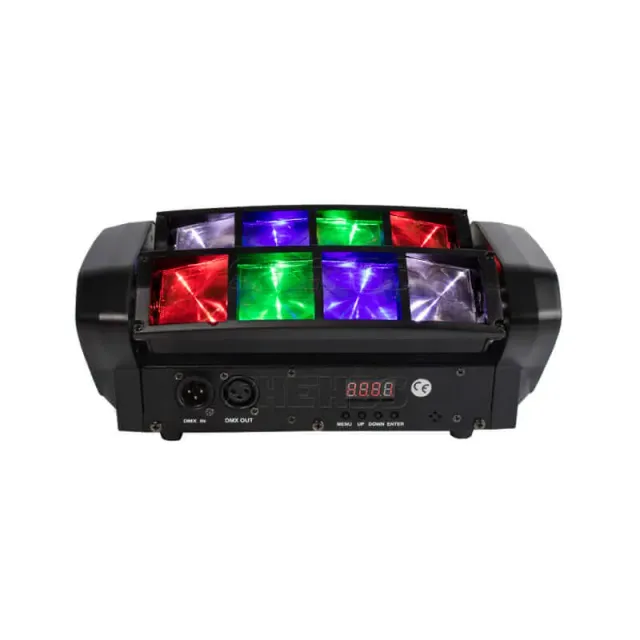 Shehds Spider 8x6W mini moving head LED RGBW