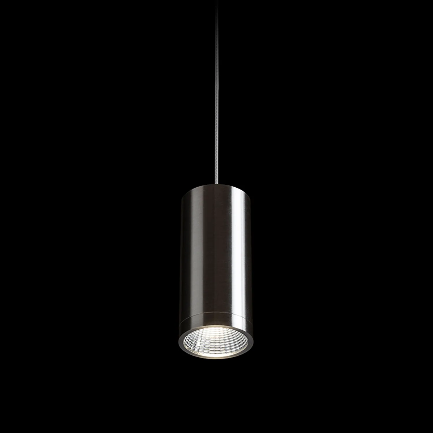 Rendl Light Studio Bogard pendul nichel mat LED cilindru