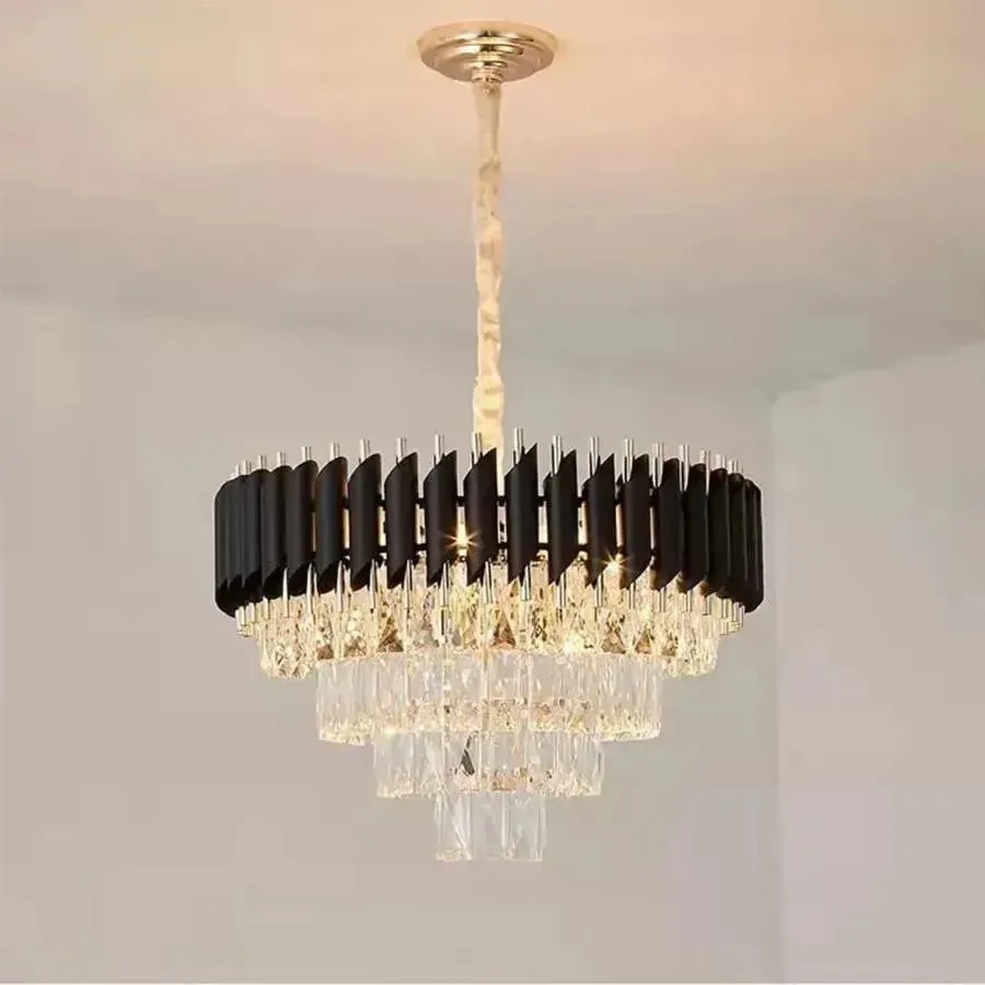 Alessandro Design Rubert candelabru 9xE14 auriu cu cristale