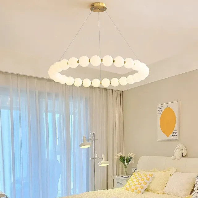 Alessandro Design Celeste lustră LED 42W aurie dimabilă