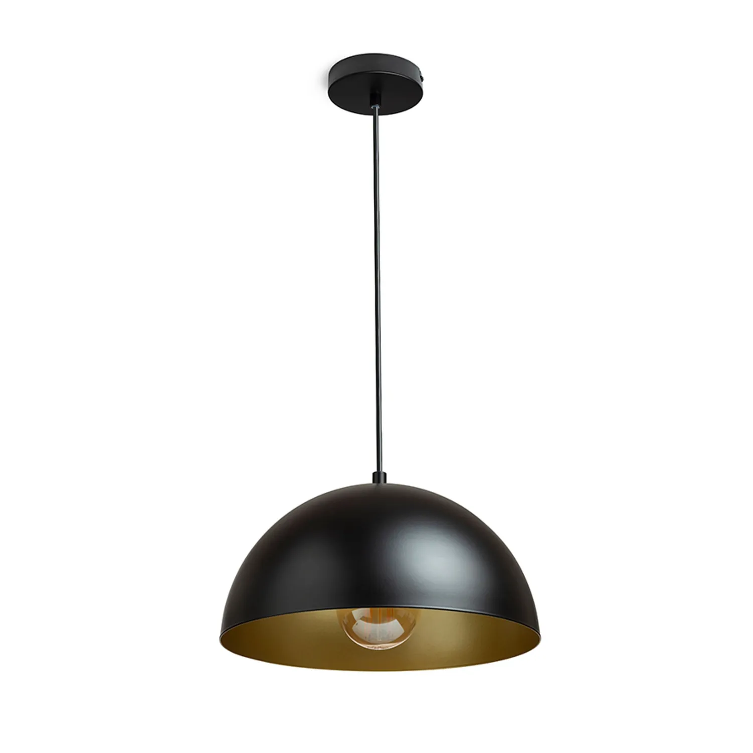 Rendl Gladys 30 lustra suspendata negru alb E27