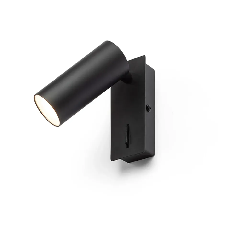Rendl Tapio I SQ aplica neagra LED exterior