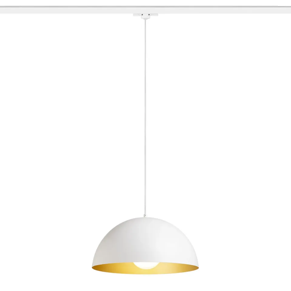 Rendl Light Studio Gladys 40 pendul alb auriu sina 3 faze