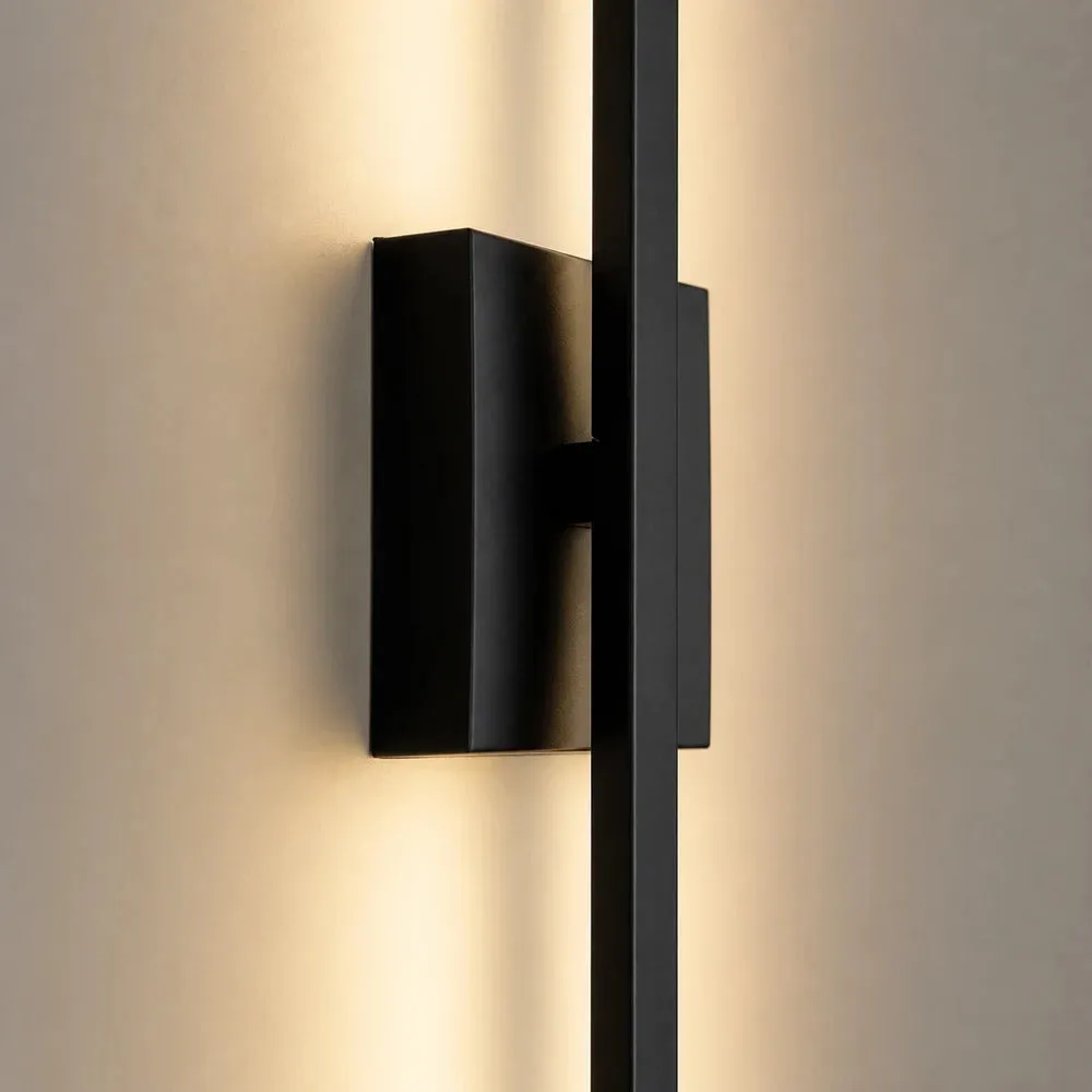 Alessandro Design Raffaela aplică LED 19W 82,5cm negru