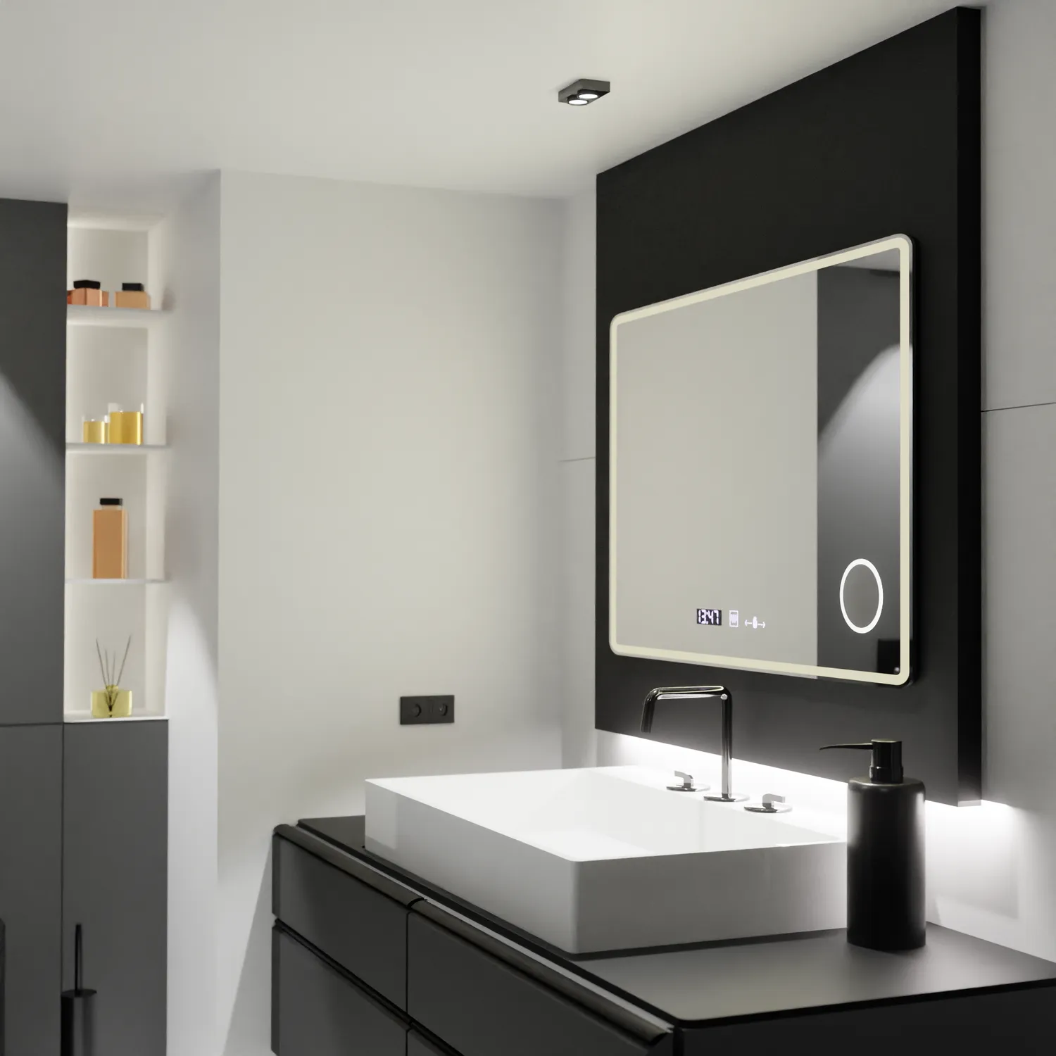 Alessandro Design Aura Riflesso Puro MotionGlow Marcello oglinda LED 100x60