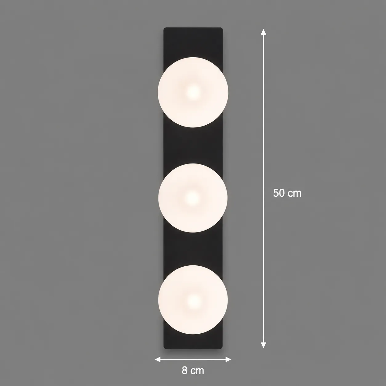 Alessandro Design TRION 3xG9 candelabru LED negru 24W