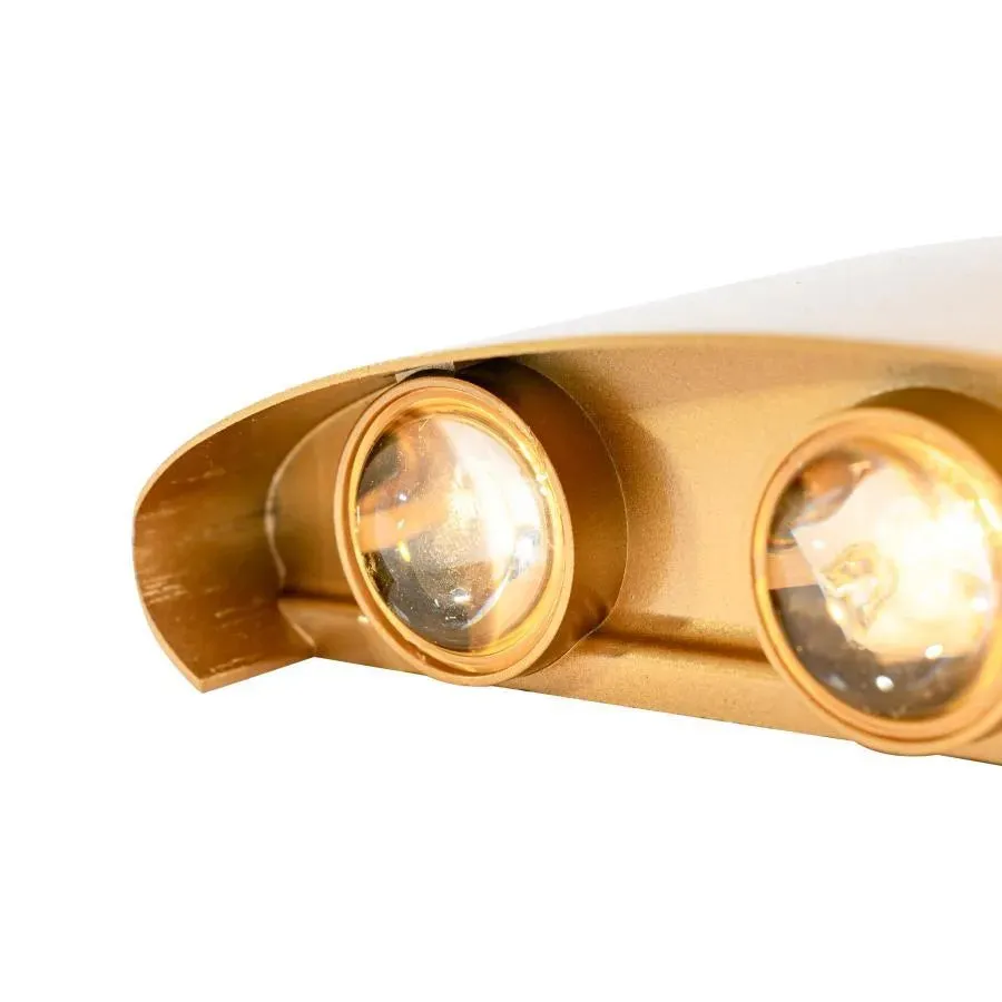 Fantas 6x1W aplica perete aurie IP65 3000K exterior