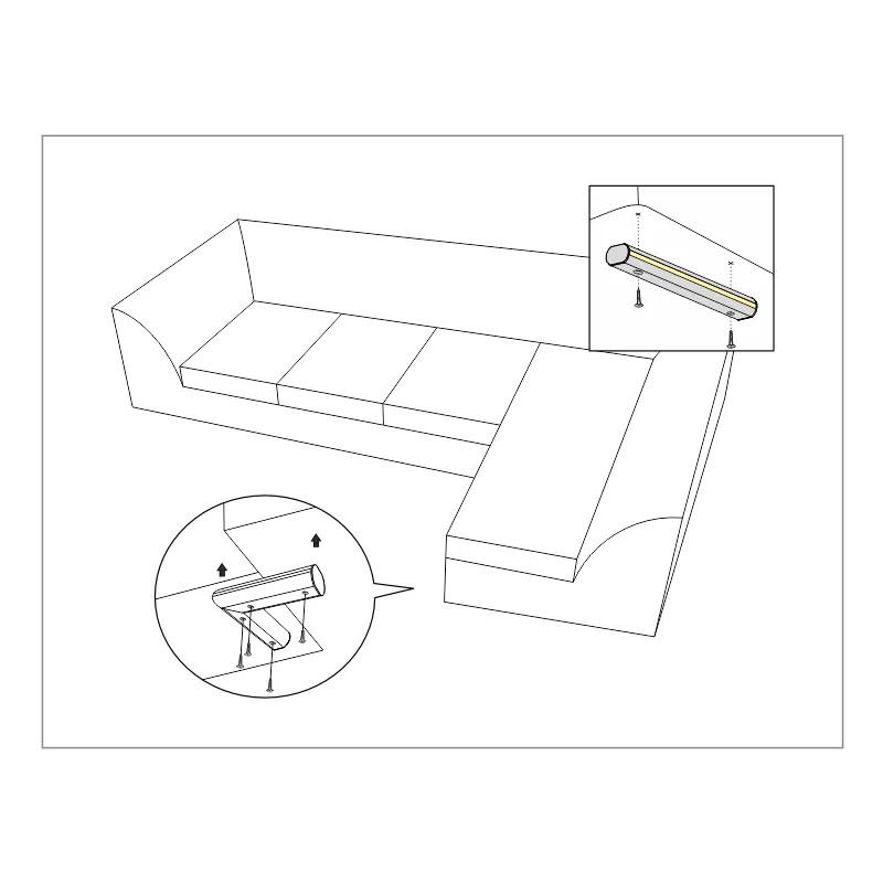 Furnika Leg P50 corp iluminat LED picior