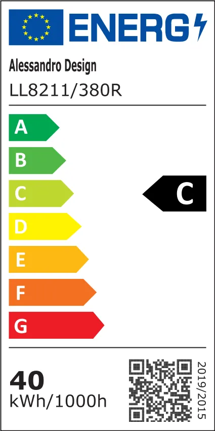 Alessandro Design Qikiqtaaluk Noble lustra LED 40W 38cm alba