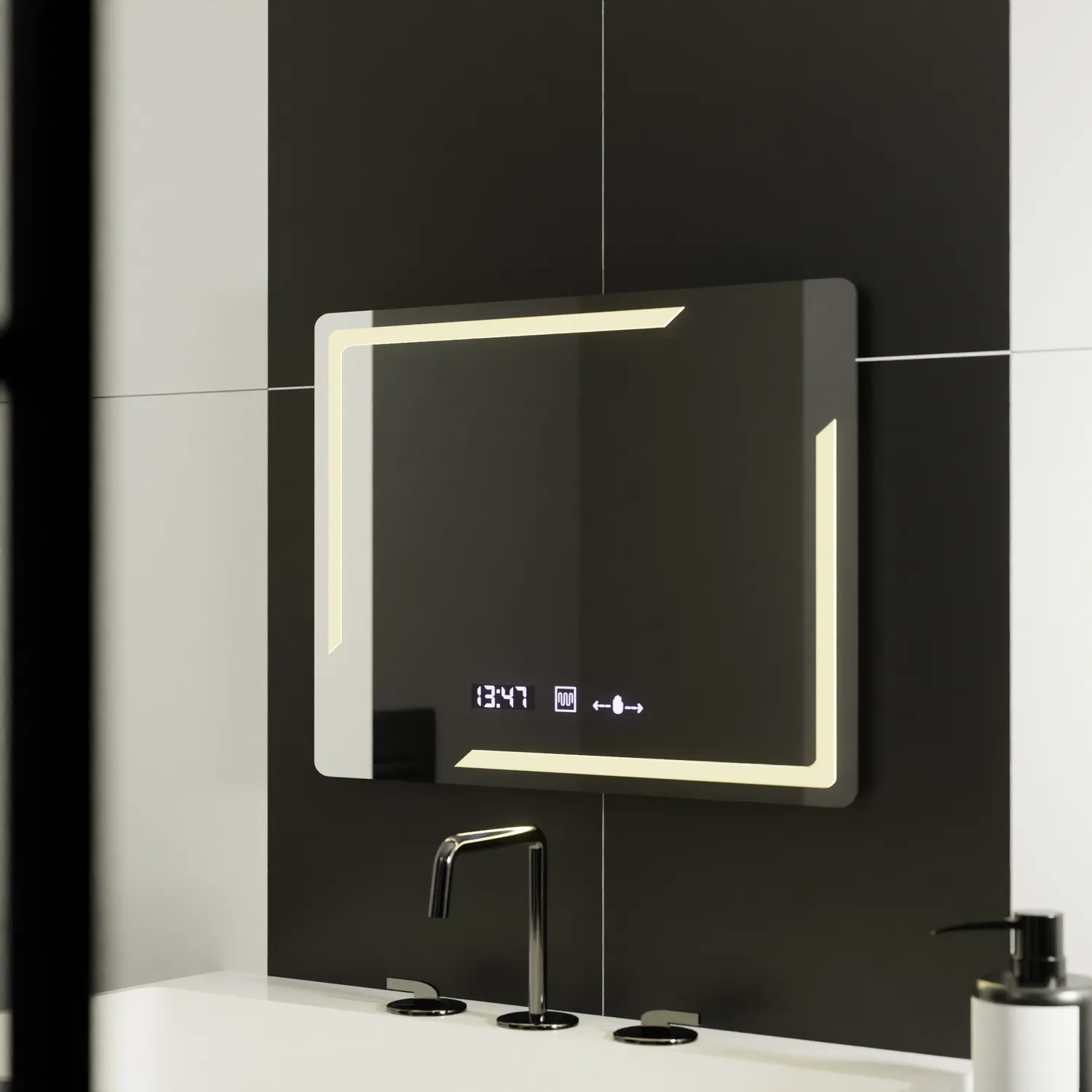 Alessandro Design Rayonnement Marcello oglinda LED 80x60cm