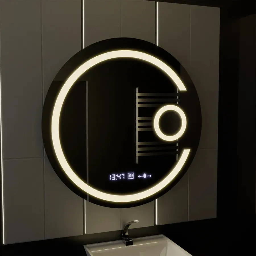 Alessandro Design Marcello oglinda LED rotunda 70cm 22W