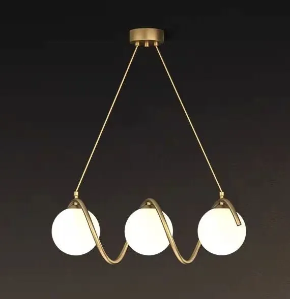 Alessandro Design LOFT Haven lustra 3xG9 alb-aurie