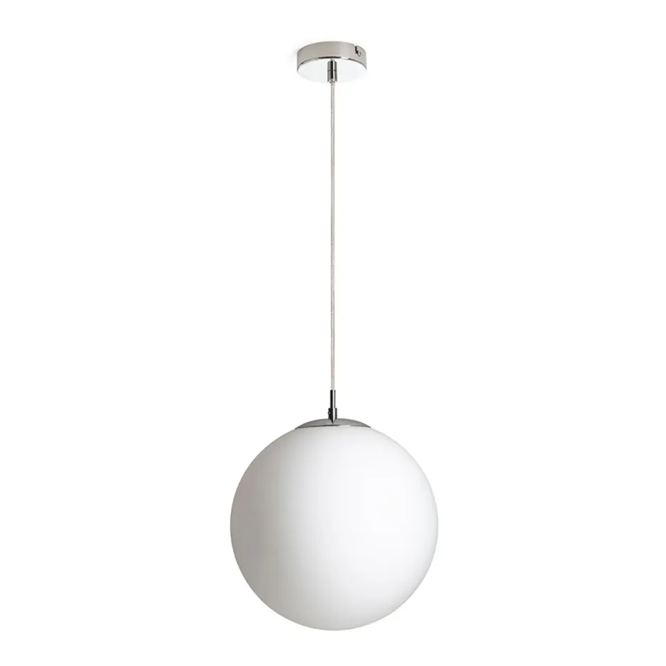 Rendl Light Studio Luna 30 pendul sticla opal crom