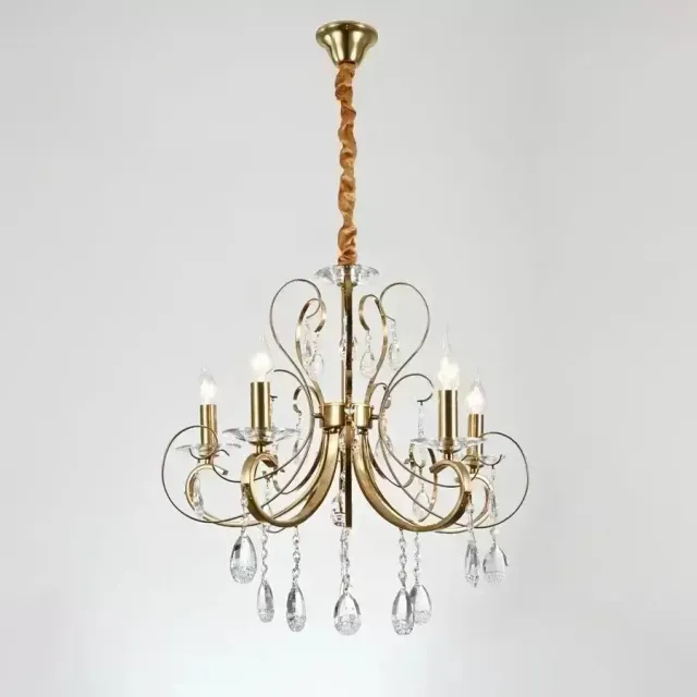Alessandro Design Gordon candelabru 5xE14 auriu antic 54cm