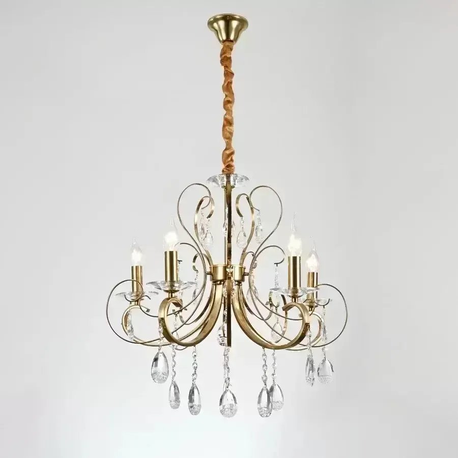 Alessandro Design Gordon candelabru 5xE14 auriu antic 54cm