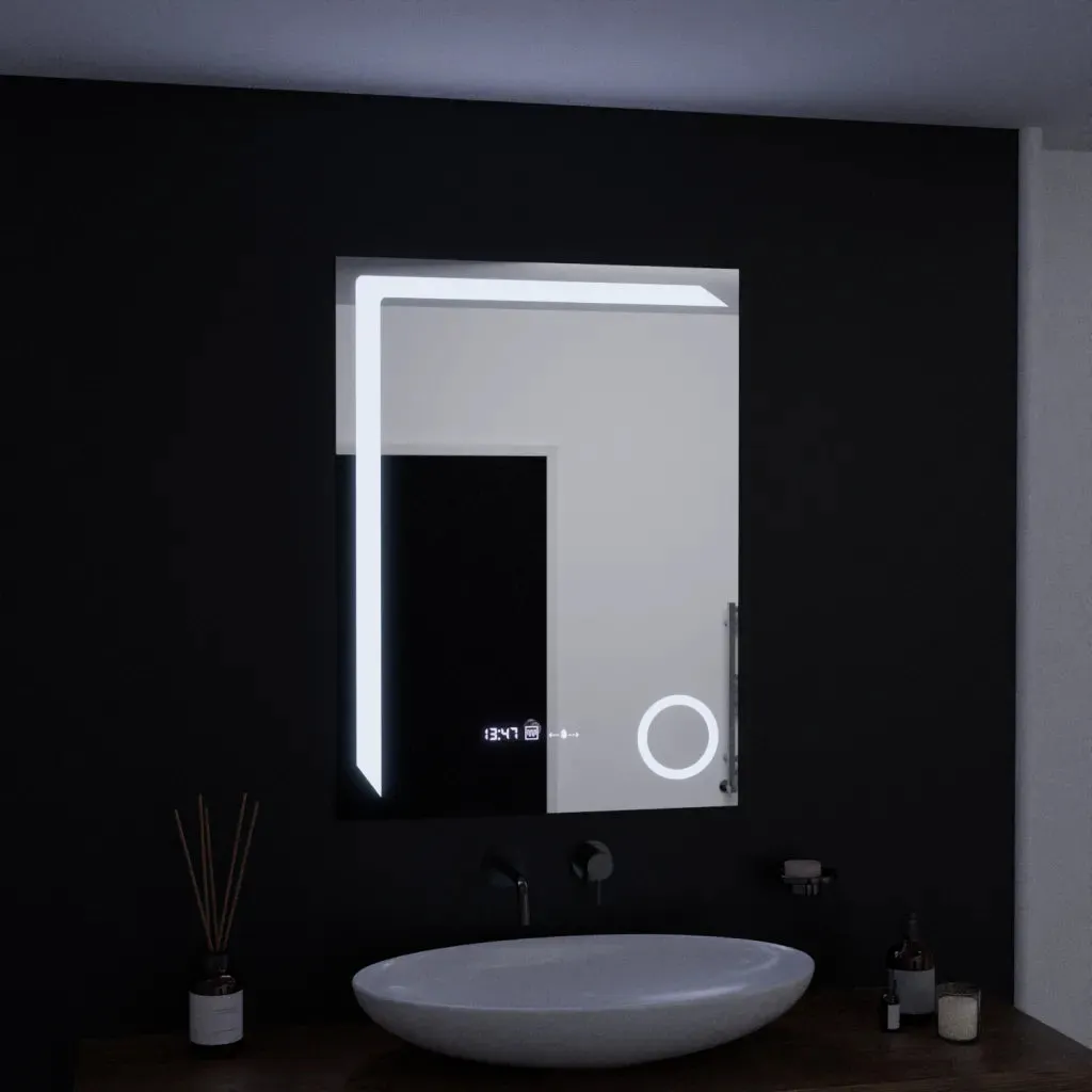 Alessandro Design Precision oglinda LED 60x80cm cu lupa cosmetica