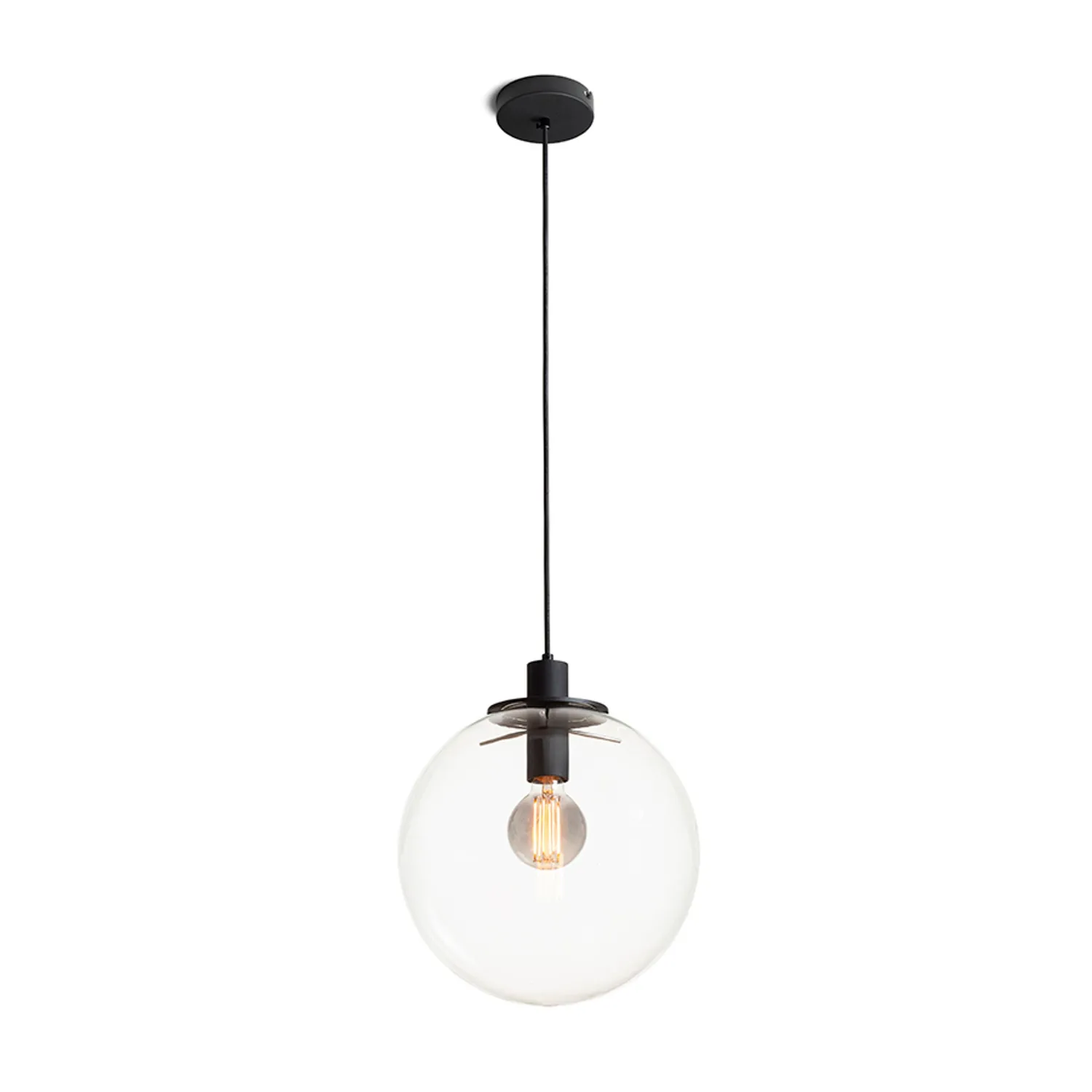 Rendl Boulder pendul sticla opal E27 alama