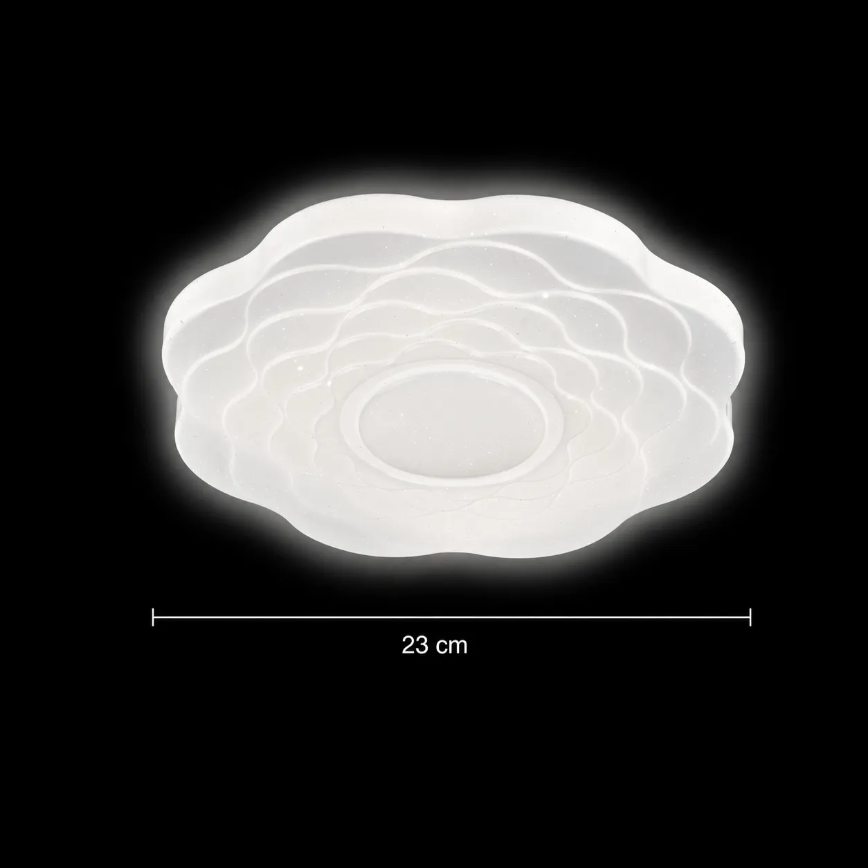 Alessandro Design Flower plafoniera LED 22W alba 23cm 3 culori
