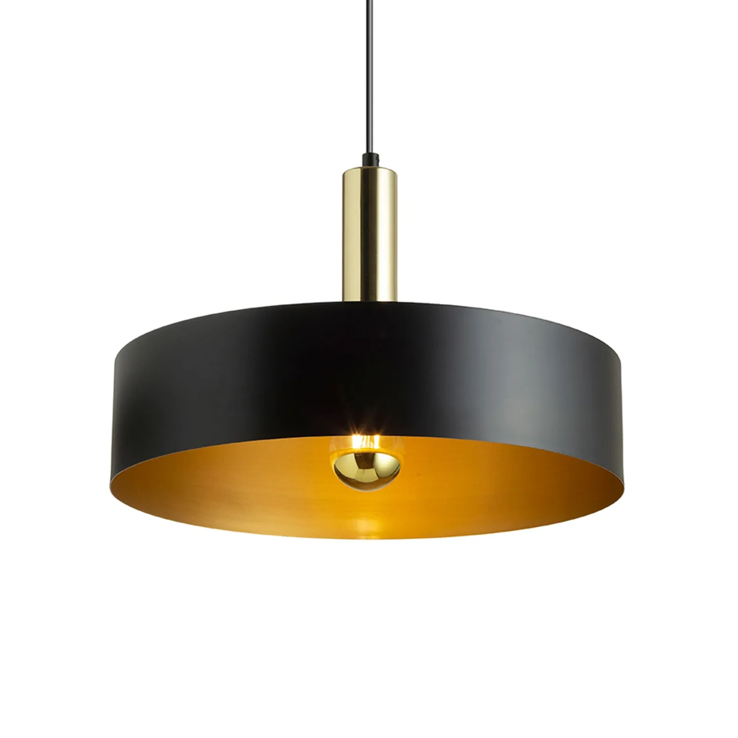 Rendl Giulia 40 pendul negru-auriu metal