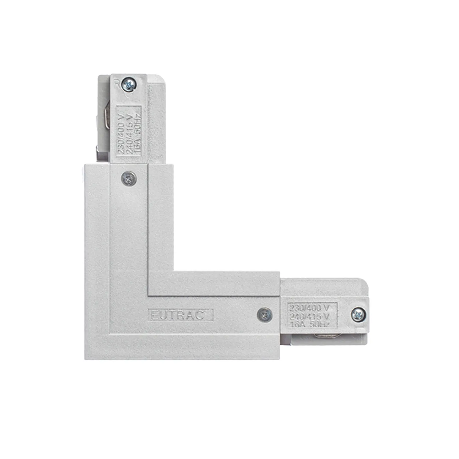 Rendl Light Studio Eutrac L-Skarv conector sina alb 3 faze