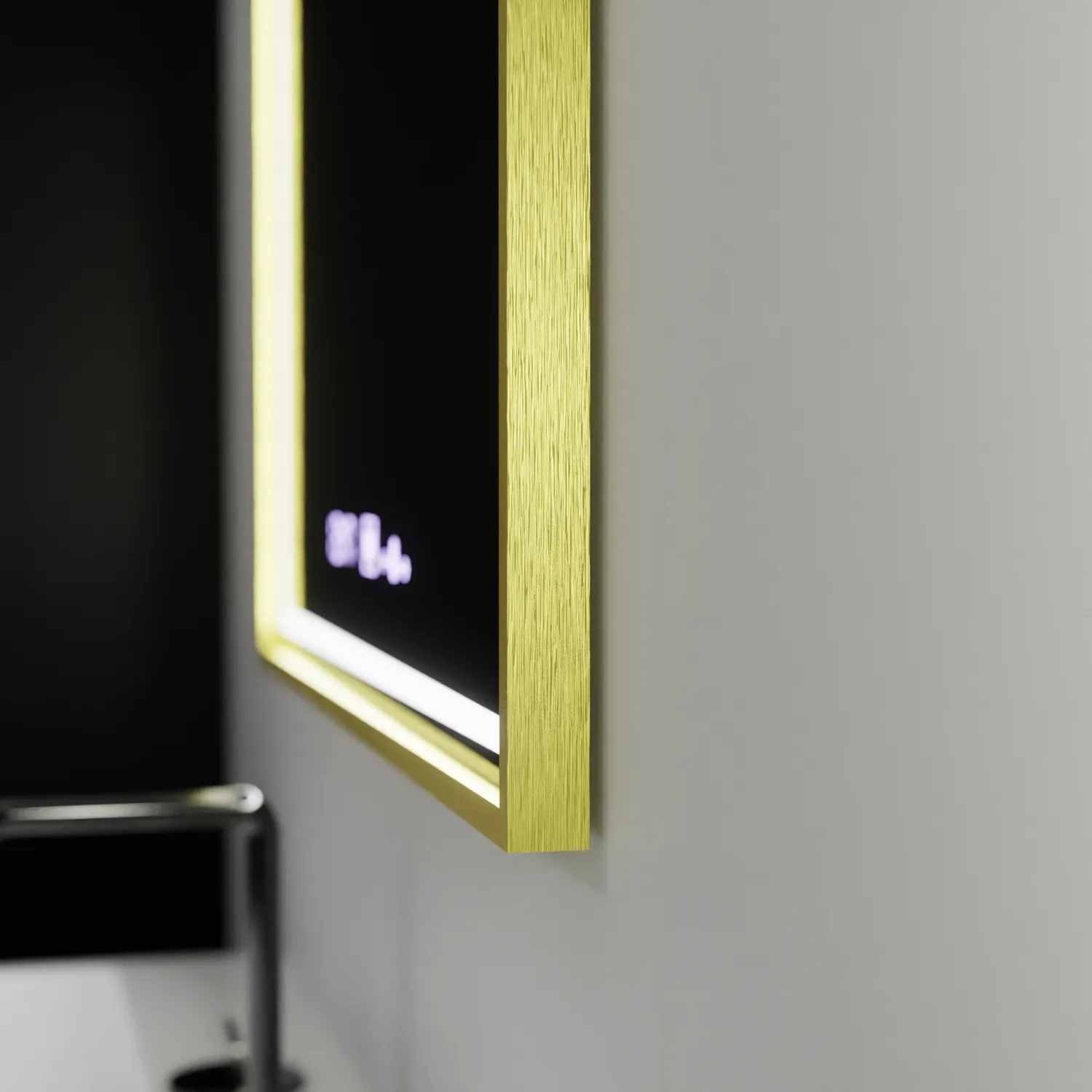 Alessandro Design Verite Royale oglinda LED 80x60cm aurie