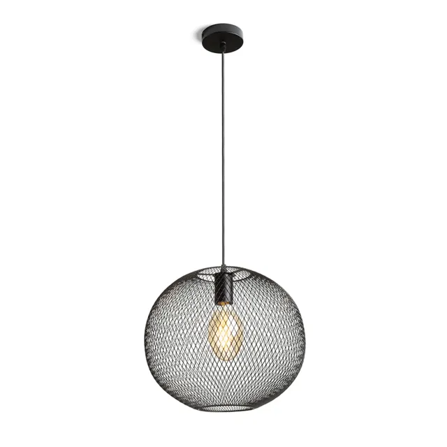 Rendl Cosir 34 pendul decorativ negru plasă E27