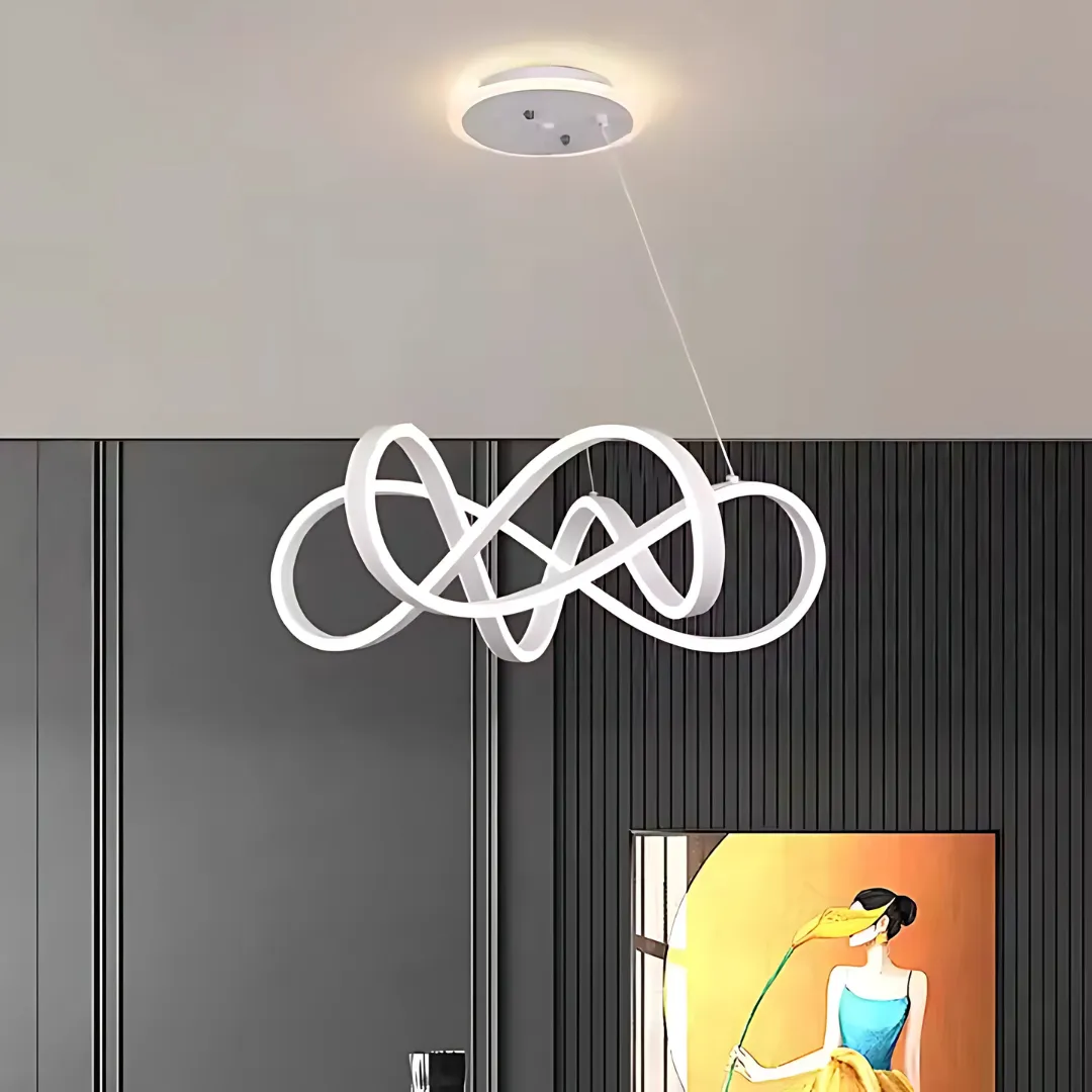 Alessandro Design INFINITY HALO 69W lustra LED alba dimabila