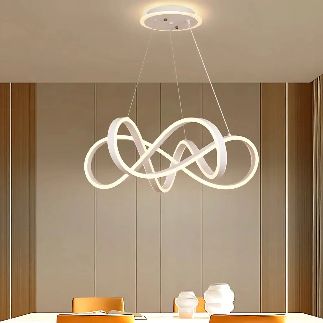Alessandro Design INFINITY HALO 69W lustra LED alba dimabila