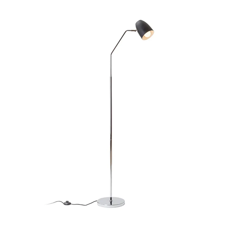 Rendl Pragma lampadar E27 negru crom