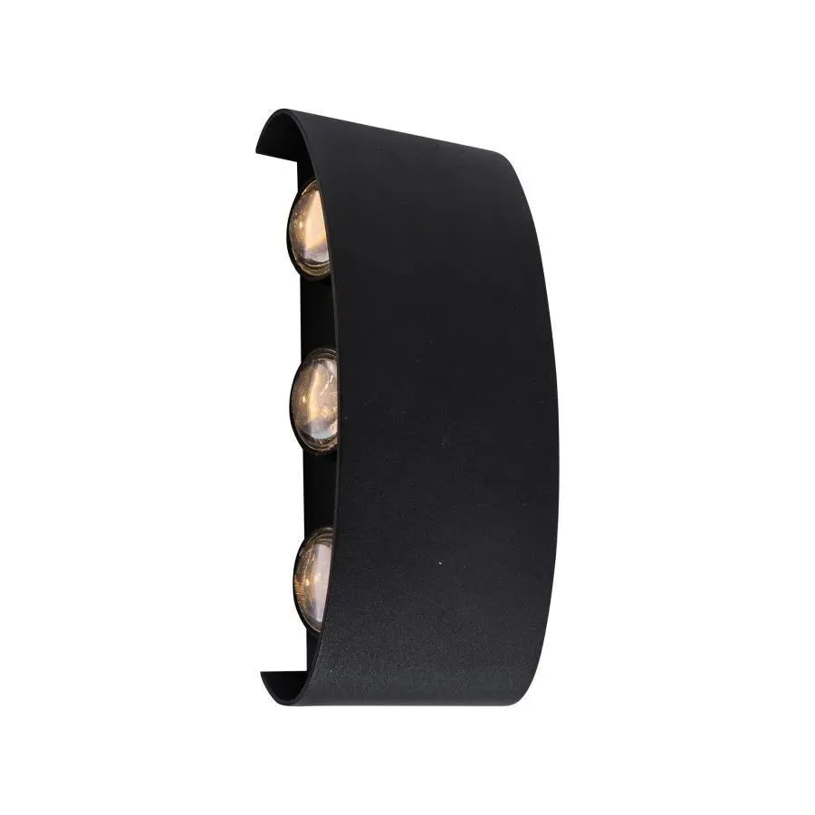 Alessandro Design Fantas 6x1W aplica LED exterior negru IP65
