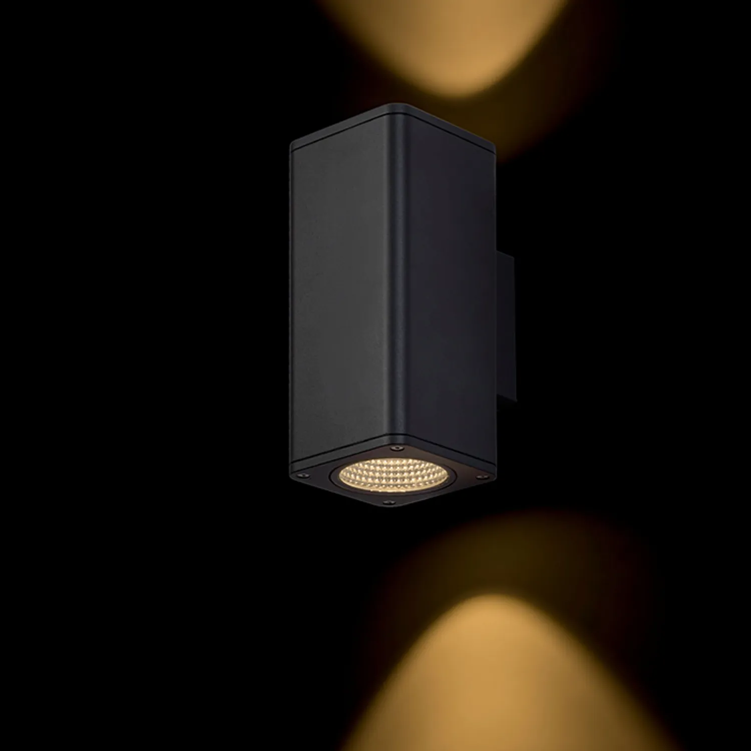 Rendl Mizzi SQ II aplică perete antracit 2x12W