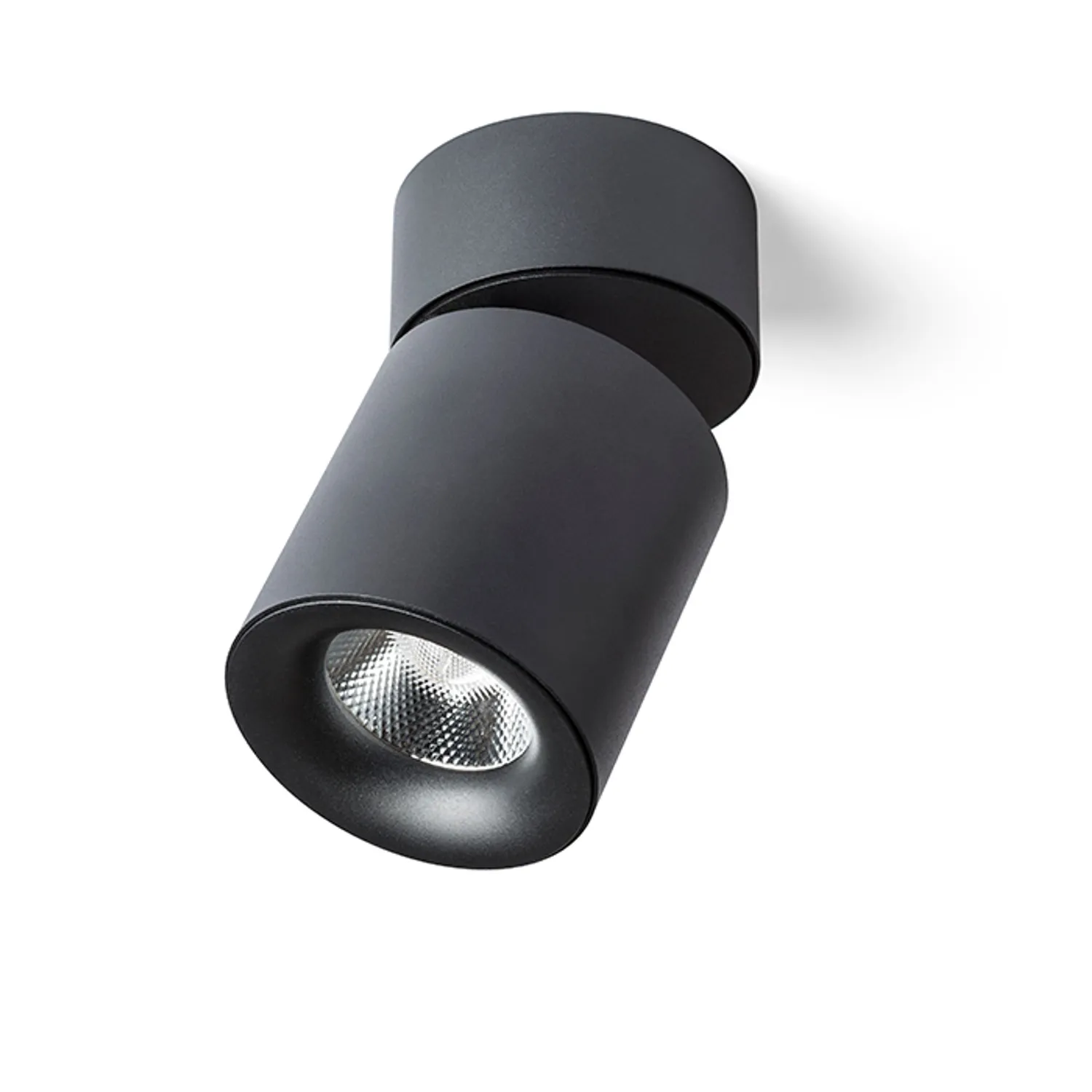 Rendl Condu spot tavan LED negru cilindric