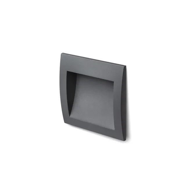 Rendl Light Studio Gordiq M lampă perete încastrată antracit