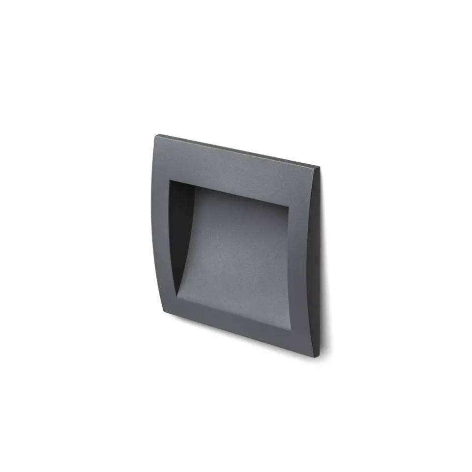 Rendl Light Studio Gordiq M lampă perete încastrată antracit